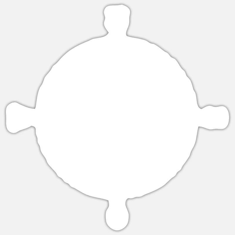 Compass - Dartboard Sticker size S (10 x 10 cm)