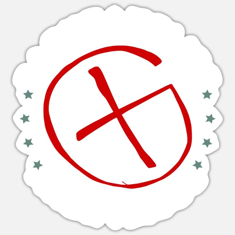Cacheaholics Anonymous - Geocaching Geocacher - Sticker Größe S (10 x 10 cm) - Mattweiß