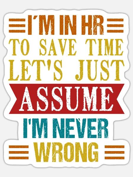 Beruf: Hr-manager Im Personalwesen - Sticker Größe S (10 x 10 cm) - Mattweiß