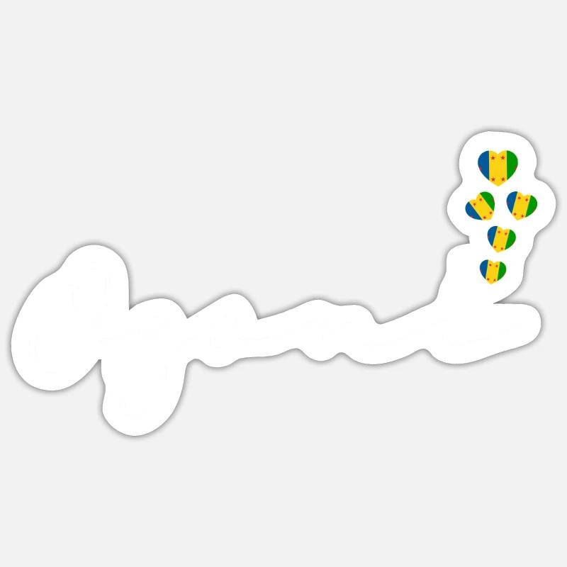 Ogoni - Sticker size S (10 x 10 cm) - white matte