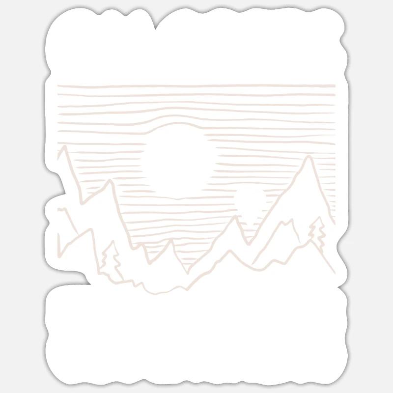 Les calories ne comptent pas dans le géocaching - Geocaching - Sticker taille S (10 x 10 cm) - blanc mat