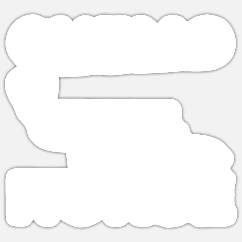 Conception d’infirmière chimio Oncologie - Sticker taille S (10 x 10 cm) - blanc mat