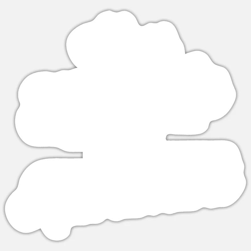 Rentner Rente - Sticker Größe S (10 x 10 cm) - Mattweiß