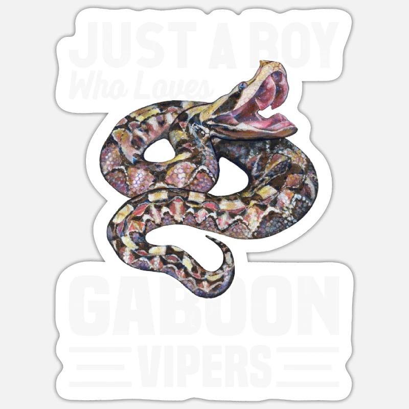 Snake owners - Sticker size S (10 x 10 cm) - white matte