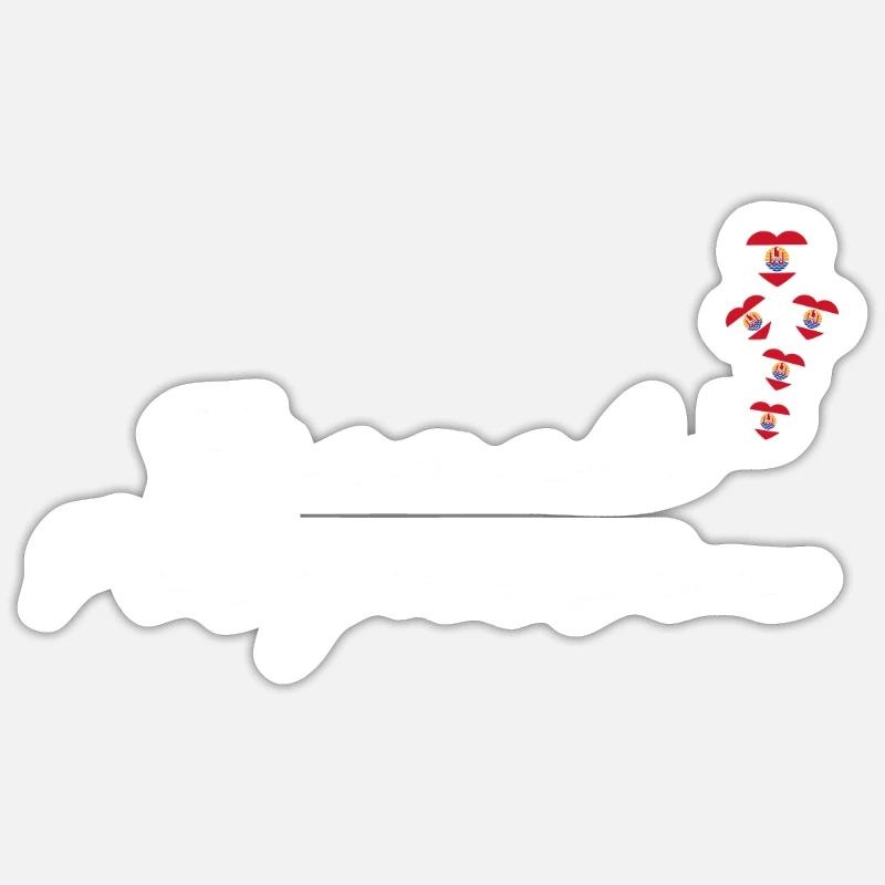 French Polynesia Sticker size S (10 x 10 cm)