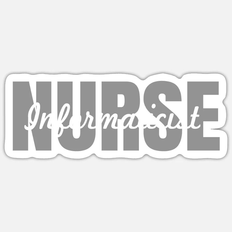 Nursing Informatics Specialist Sticker size S (10 x 10 cm)