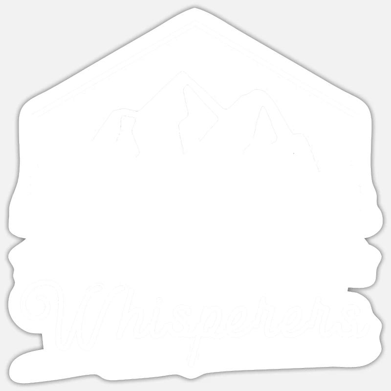 Cache Whisperer - Geocaching Geocacher - Sticker size S (10 x 10 cm) - white matte