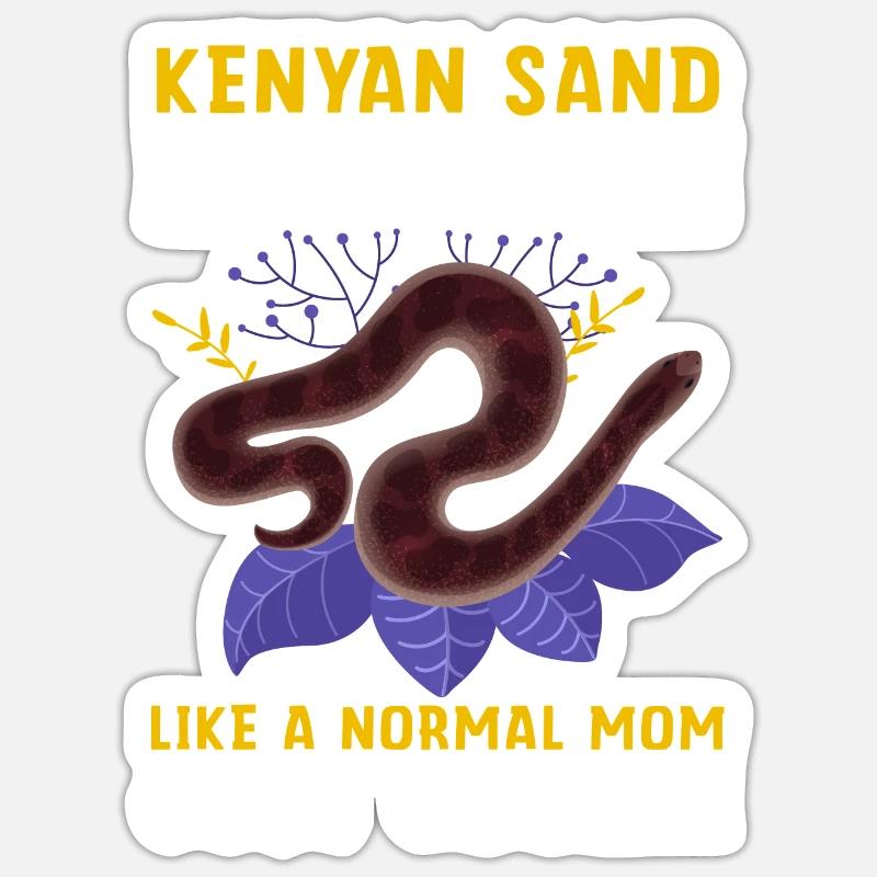 Snake Owner - Sticker size S (10 x 10 cm) - white matte