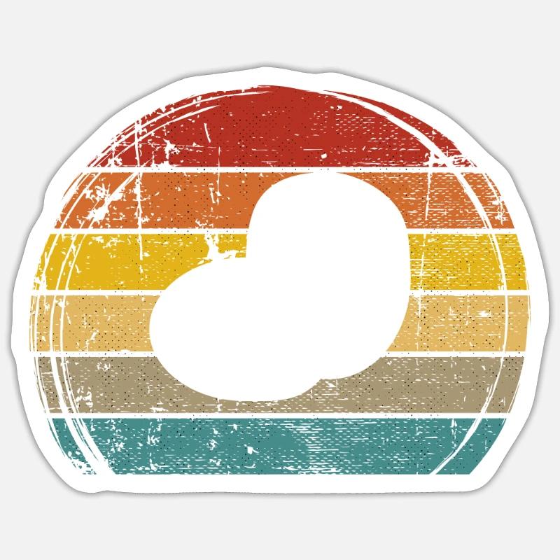 Potato Mashed Potatoes Retro Gift Sticker size S (10 x 10 cm)