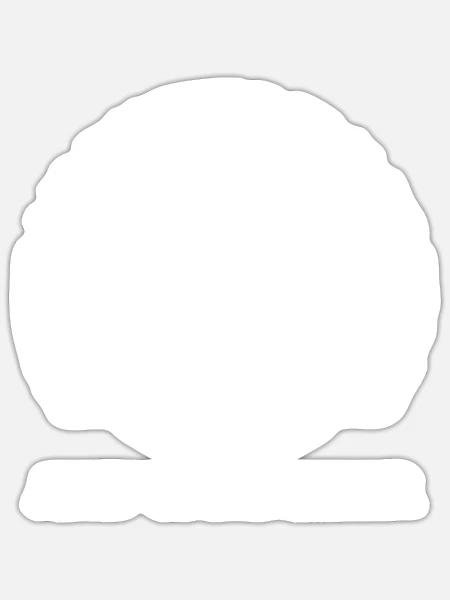 Hobbygärtner Garten Gartenschmetterlinge - Sticker Größe S (10 x 10 cm) - Mattweiß