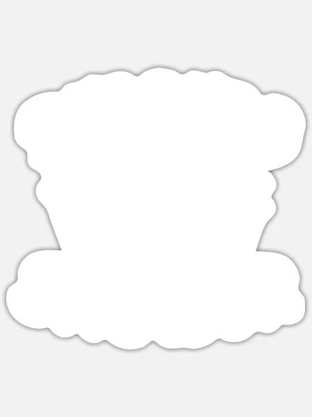 Singen unter der Dusche - Dusche - Sticker Größe S (10 x 10 cm) - Mattweiß