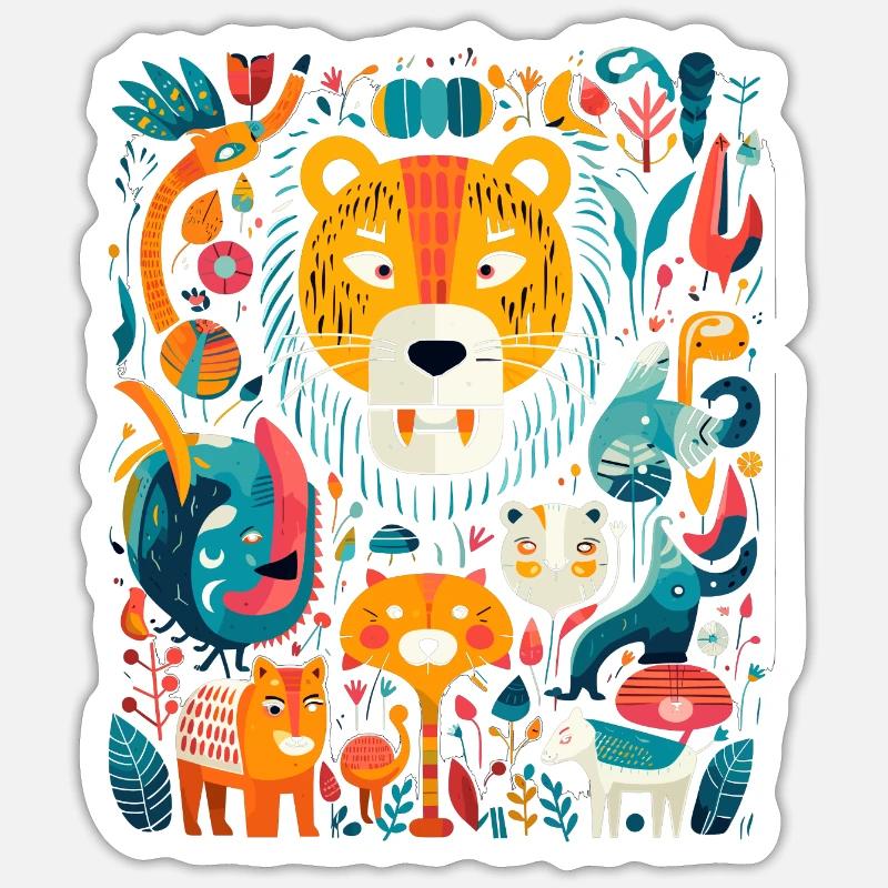 Sticker Größe S (10 x 10 cm) - 
