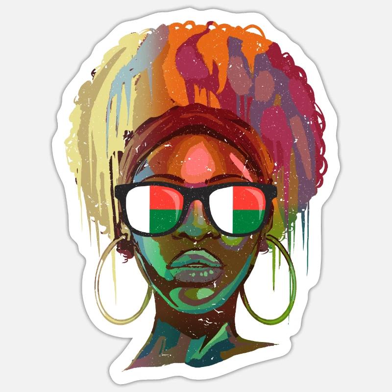 Macédoine Sticker taille S (10 x 10 cm)