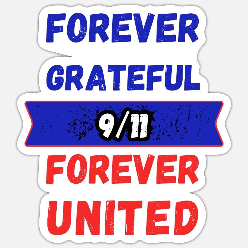 Forefer Grateful Sticker size S (10 x 10 cm)