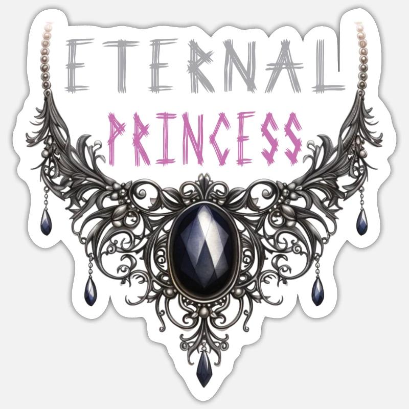 Goth Emo - Sticker size S (10 x 10 cm) - white matte