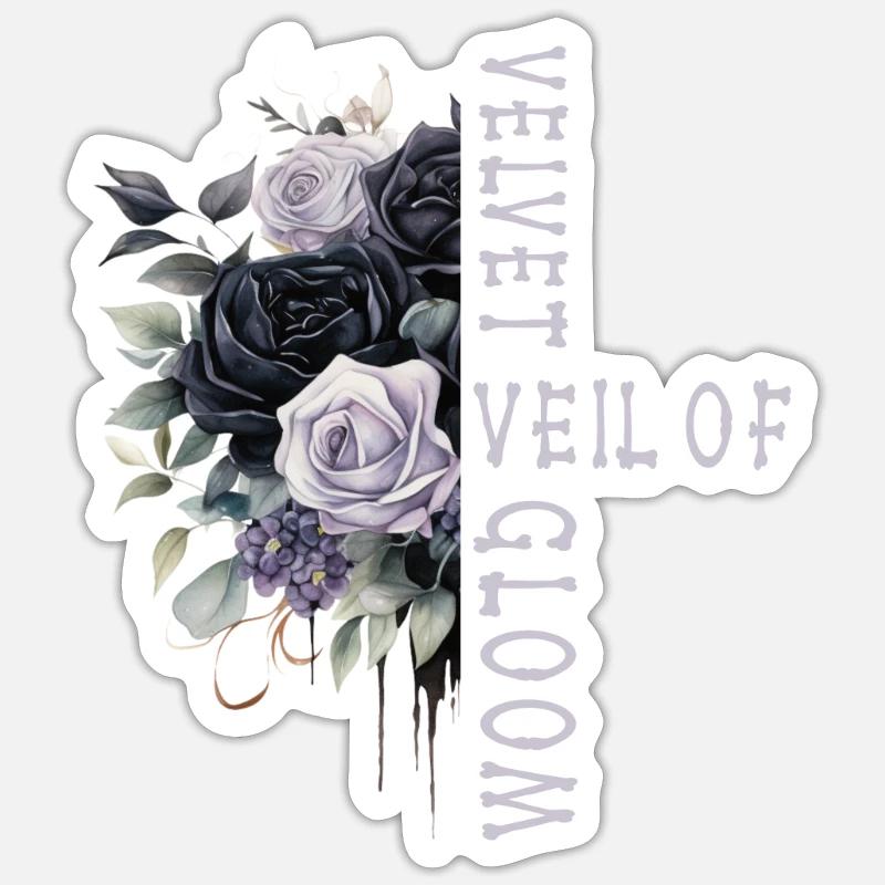 Goth Emo Sticker size S (10 x 10 cm)