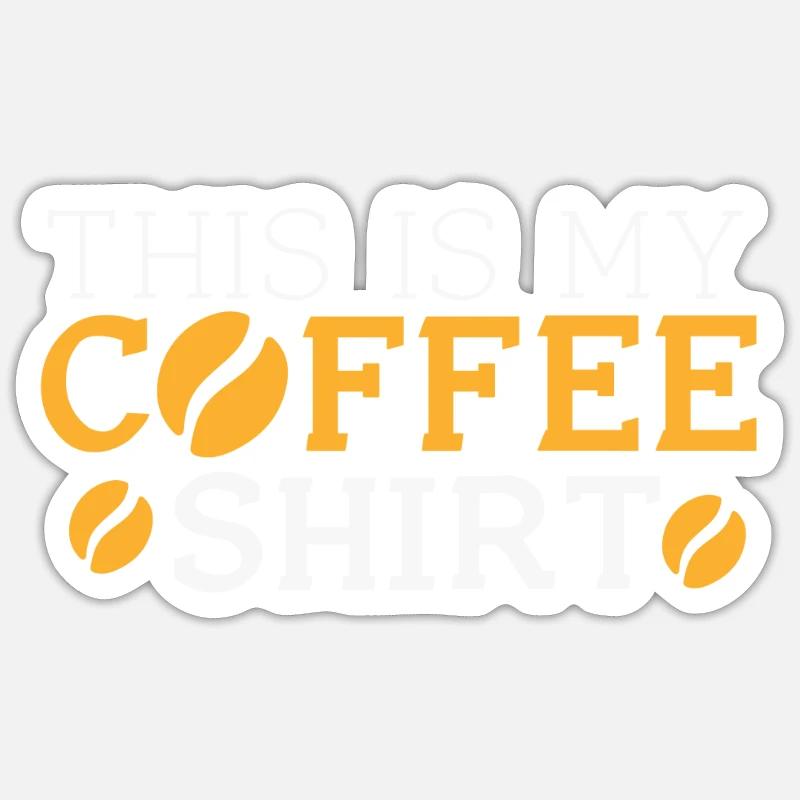 Coffee Roasting Gift Sticker size S (10 x 10 cm)