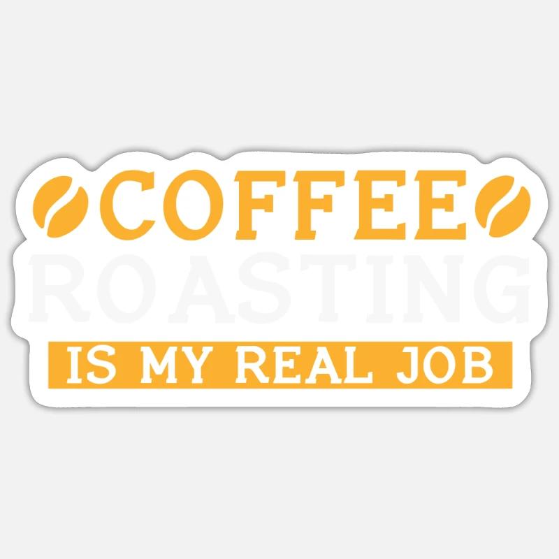 Cadeau de torréfaction de café Sticker taille S (10 x 10 cm)