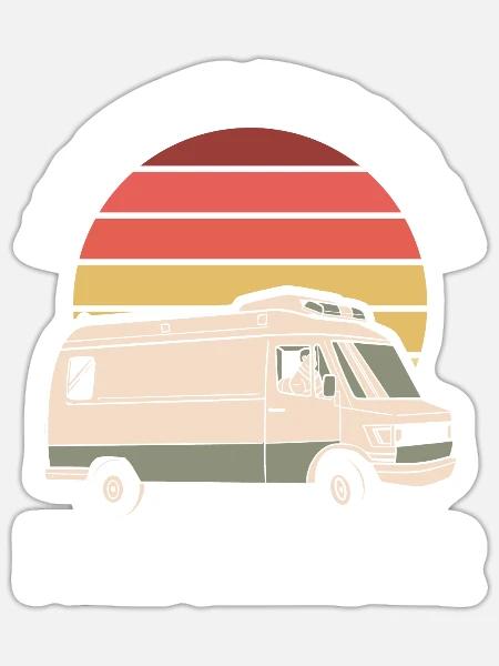 Krankenwagenfahrer Notfallfahrer Patiententranspor - Sticker Größe S (10 x 10 cm) - Mattweiß