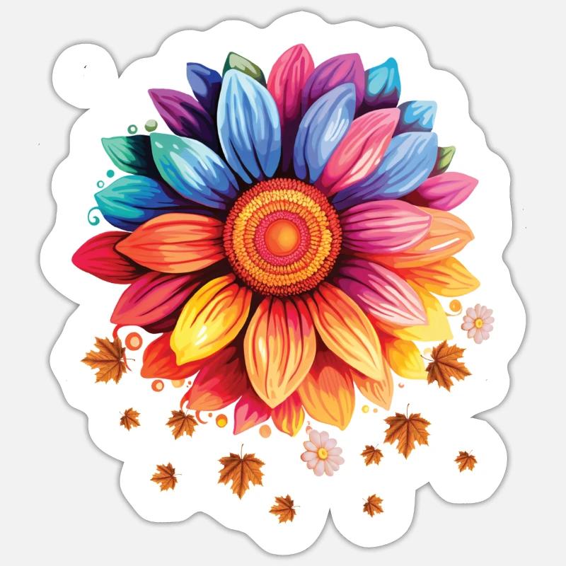 Hippy Sticker size S (10 x 10 cm)
