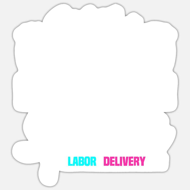 Nous sortons les gens du travail dans les espaces restreints Sticker taille S (10 x 10 cm)