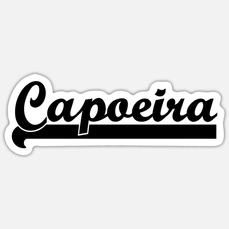 Capoeira - Sticker size S (10 x 10 cm) - white matte