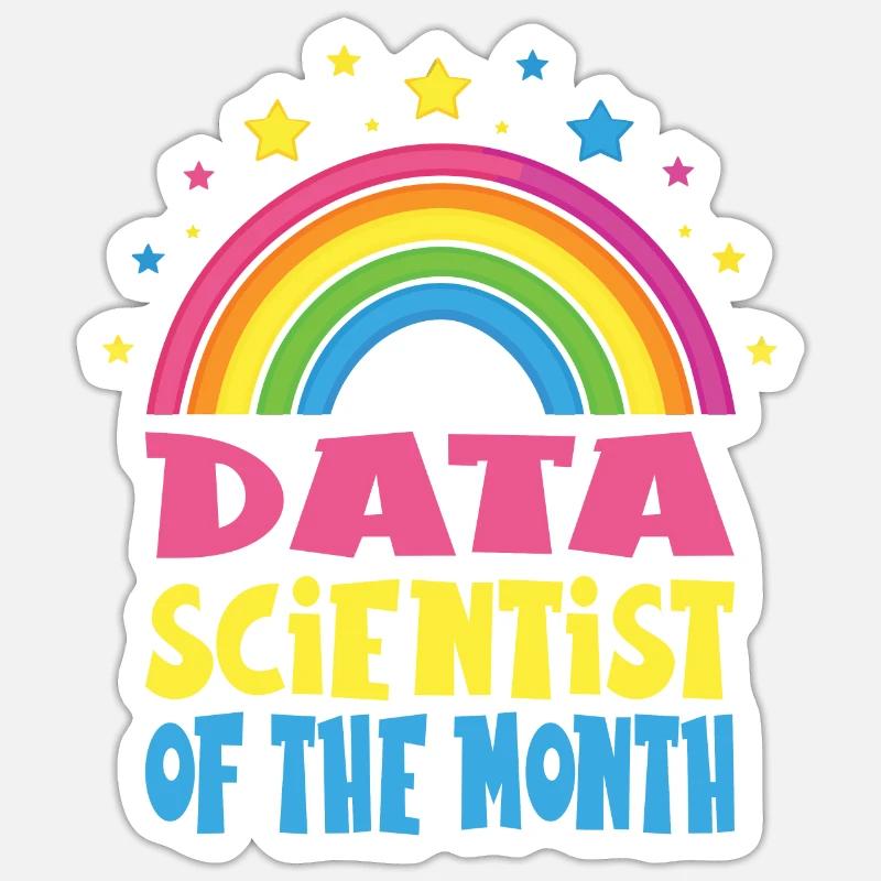 Data Analyst Data Protection Officer - Sticker size S (10 x 10 cm) - white matte