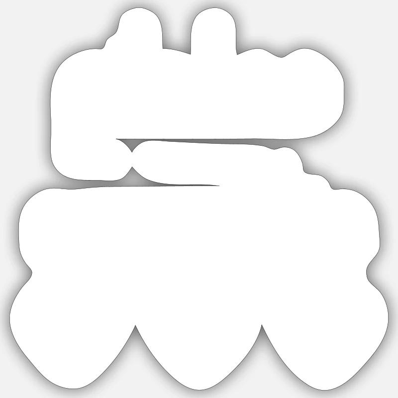 Sticker size S (10 x 10 cm) - 