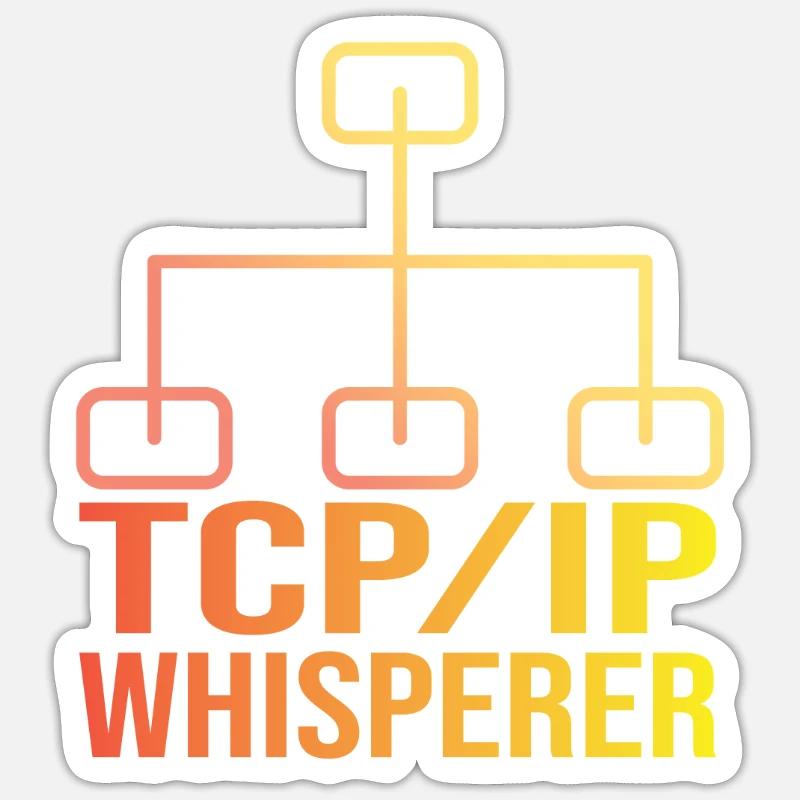 Network Engineer - Sticker size S (10 x 10 cm) - white matte