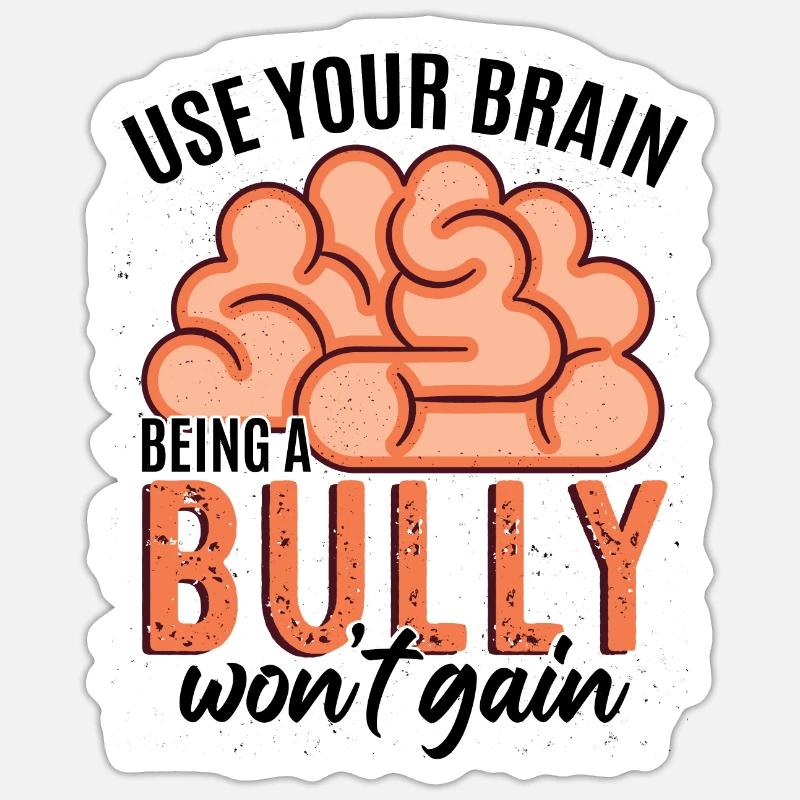 Ein Mobber zu sein, wird nicht gewinnen | Tag der Einheit Sticker Größe S (10 x 10 cm)