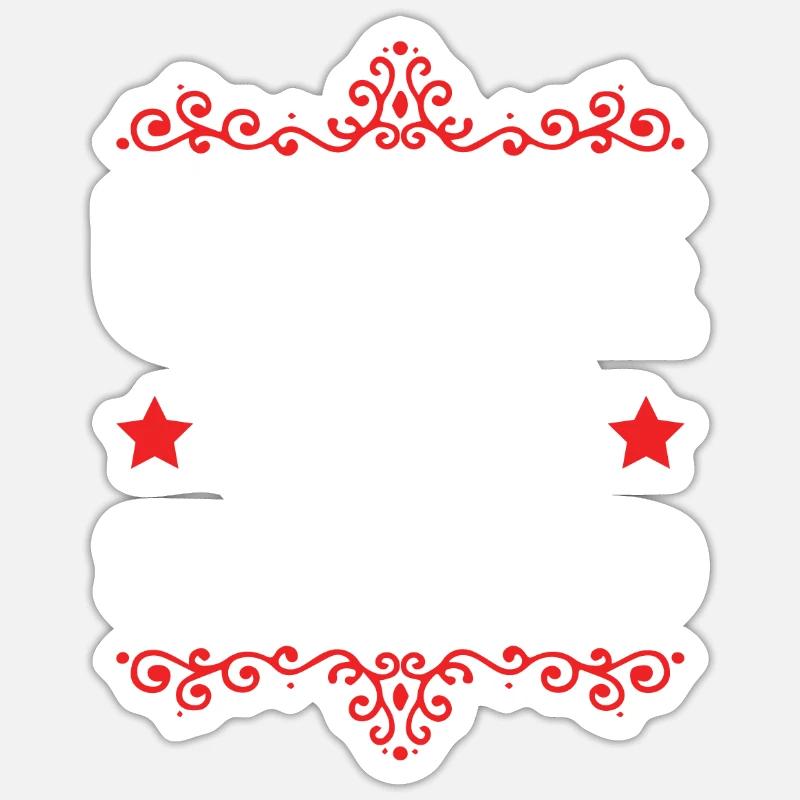 Oncle Super-héros - Sticker taille S (10 x 10 cm) - blanc mat