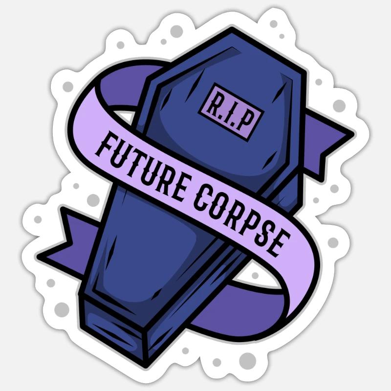 Future Corpse Sticker size S (10 x 10 cm)