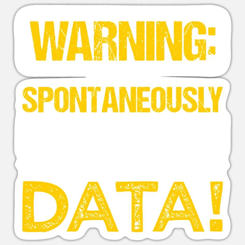 Daten Analytiker Datenschutz Beauftragter Sticker Größe S (10 x 10 cm)