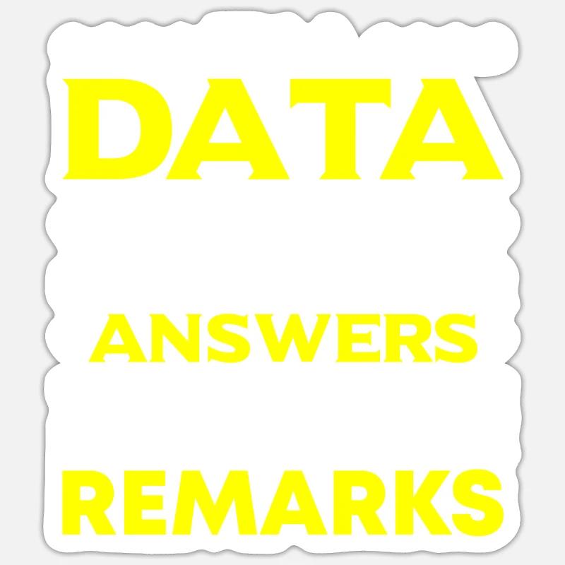 Daten Analytiker Datenschutz Beauftragter - Sticker Größe S (10 x 10 cm) - Mattweiß