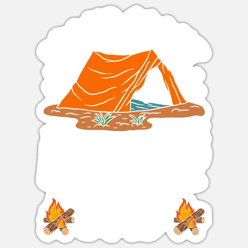 Fier père chef scout - Sticker taille S (10 x 10 cm) - blanc mat