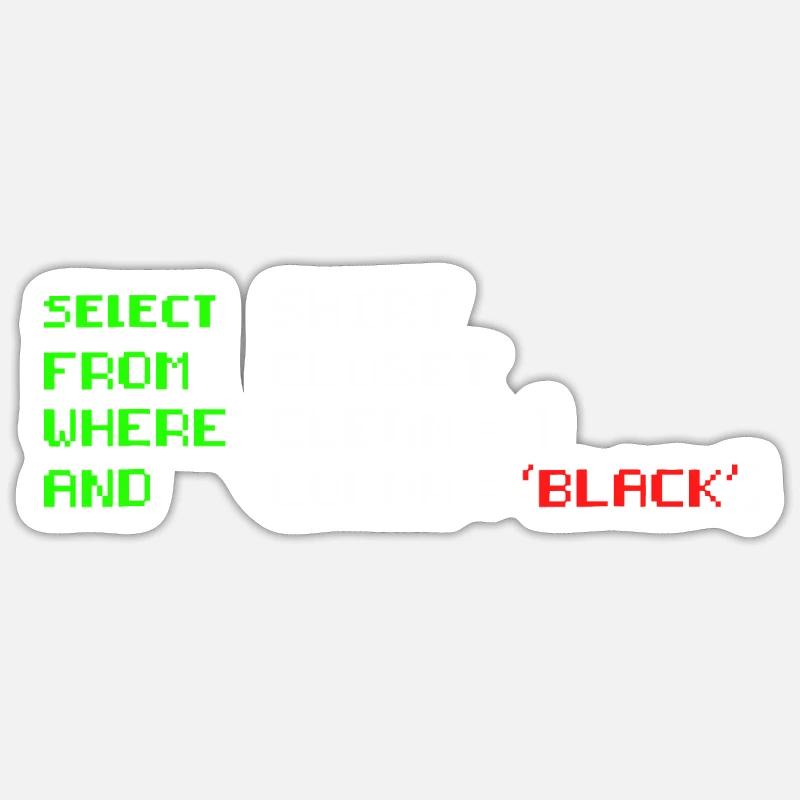 Software-Ingenieure Lustiger Witz Programmierung Codierung - Sticker Größe S (10 x 10 cm) - Mattweiß