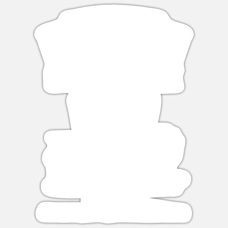Schonend behandeln - 50. Geburtstag Geschenk - Sticker Größe S (10 x 10 cm) - Mattweiß