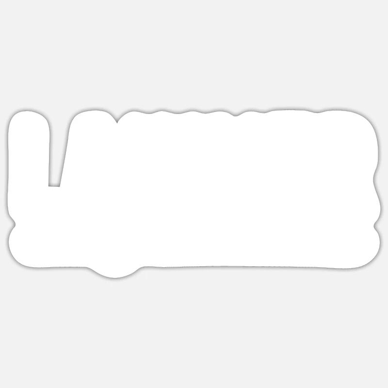 Future lawyer is summoned - Sticker size S (10 x 10 cm) - white matte