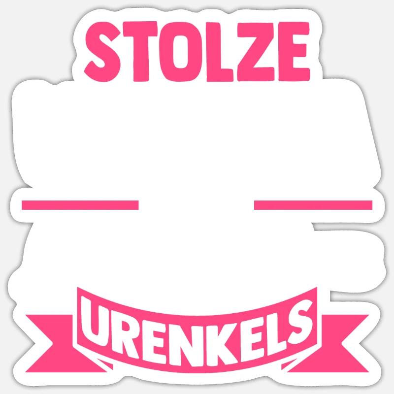 Urgroßmutter Uroma - Sticker Größe S (10 x 10 cm) - Mattweiß