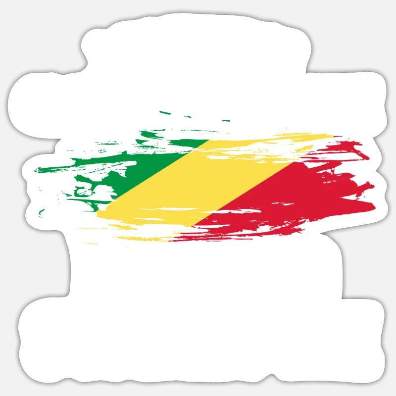 Kongo Ehefrau Sticker Größe S (10 x 10 cm)