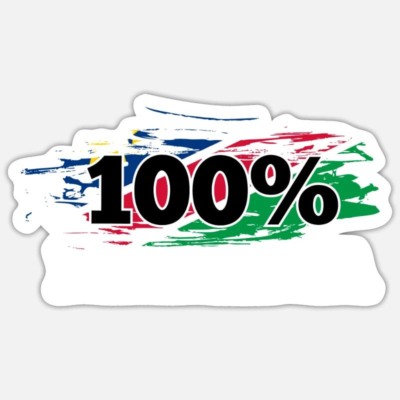 Namibia - Sticker Größe S (10 x 10 cm) - Mattweiß
