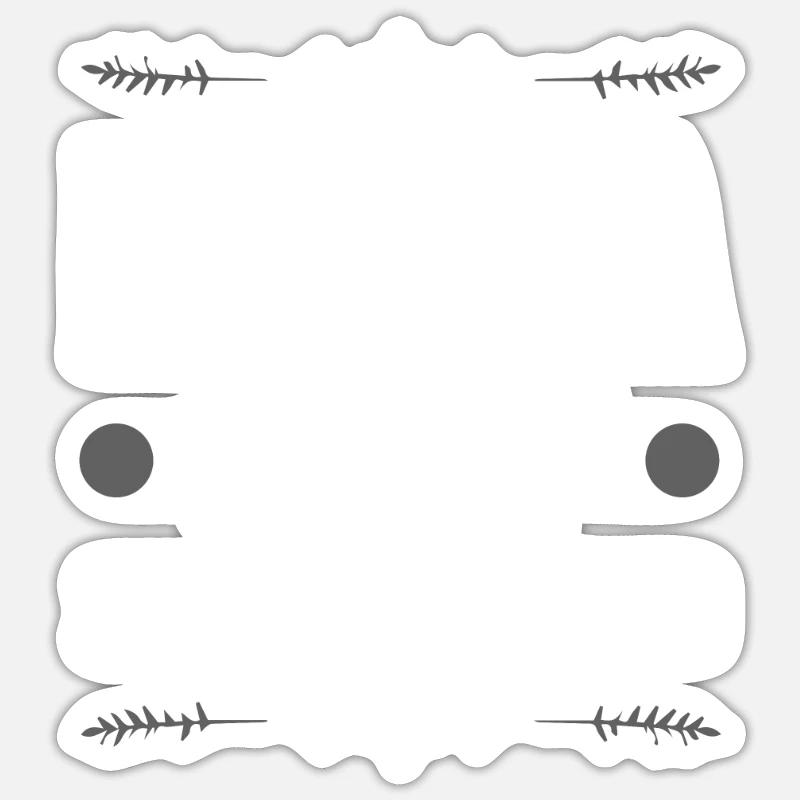 Daddy Superhero Dad - Sticker size S (10 x 10 cm) - white matte