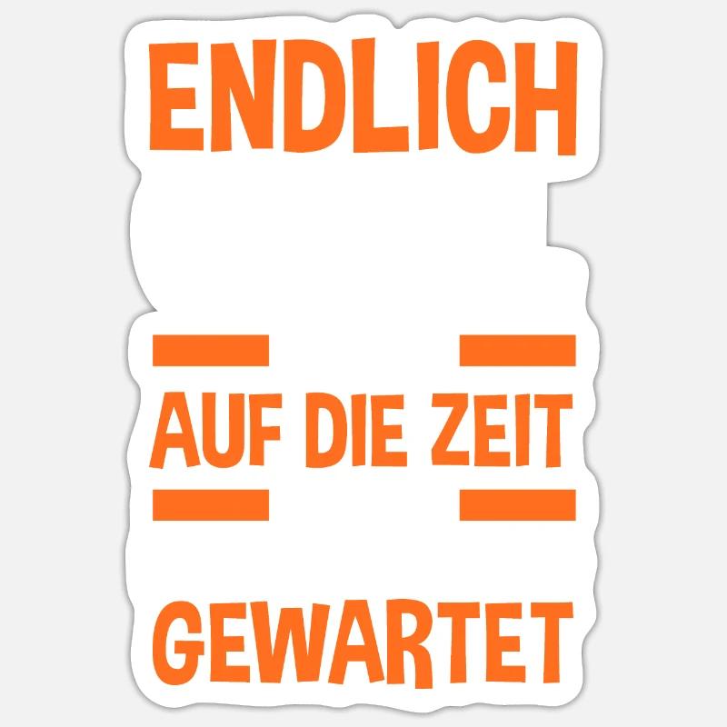 Werdender Onkel 2033 - Sticker Größe S (10 x 10 cm) - Mattweiß