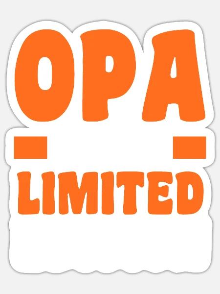 Werdender Opa 2026 - Sticker Größe S (10 x 10 cm) - Mattweiß
