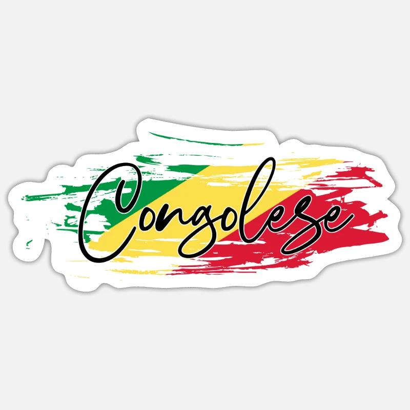 Congo Sticker size S (10 x 10 cm)