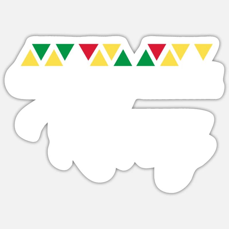 Congo - Sticker size S (10 x 10 cm) - white matte