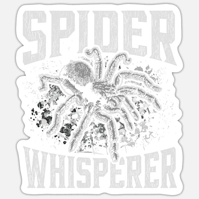 Spinne Spinnen Tarantel Arachnide Spider Whisperer Sticker Größe S (10 x 10 cm)