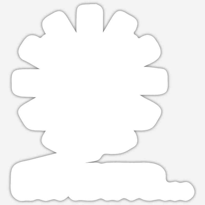 Loading bar - Sticker size S (10 x 10 cm) - white matte