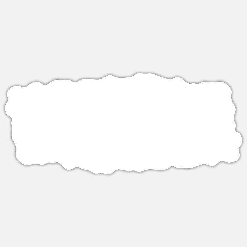Grunge Rectangle - Coeur - Café - Baignade - - Sticker taille S (10 x 10 cm) - blanc mat