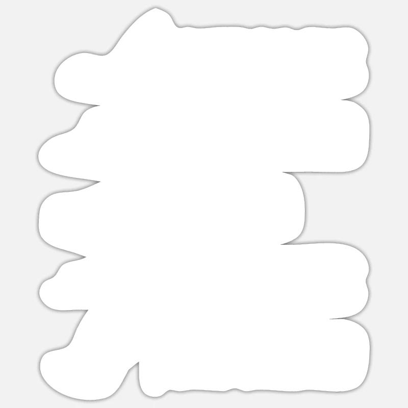 Scheidung - Sticker Größe S (10 x 10 cm) - Mattweiß